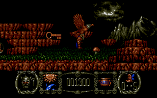 Stormlord (DOS) screenshot: The great eagle