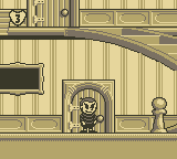 The Addams Family: Pugsley's Scavenger Hunt (Game Boy) screenshot: Main Hall