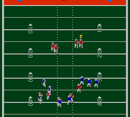 Quarterback (NES) screenshot: Scuffle
