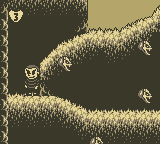 The Addams Family: Pugsley's Scavenger Hunt (Game Boy) screenshot: Freaky Cave