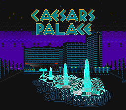 Caesars Palace (NES) screenshot: Title screen