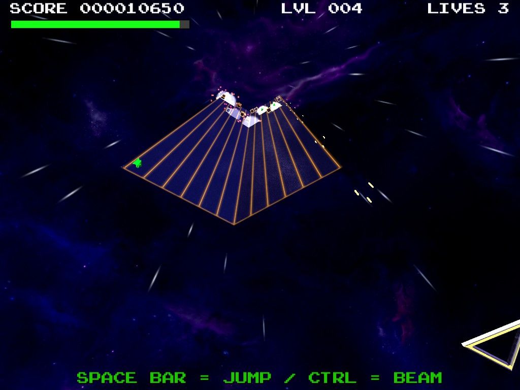TriBlaster (Windows) screenshot: Jumping