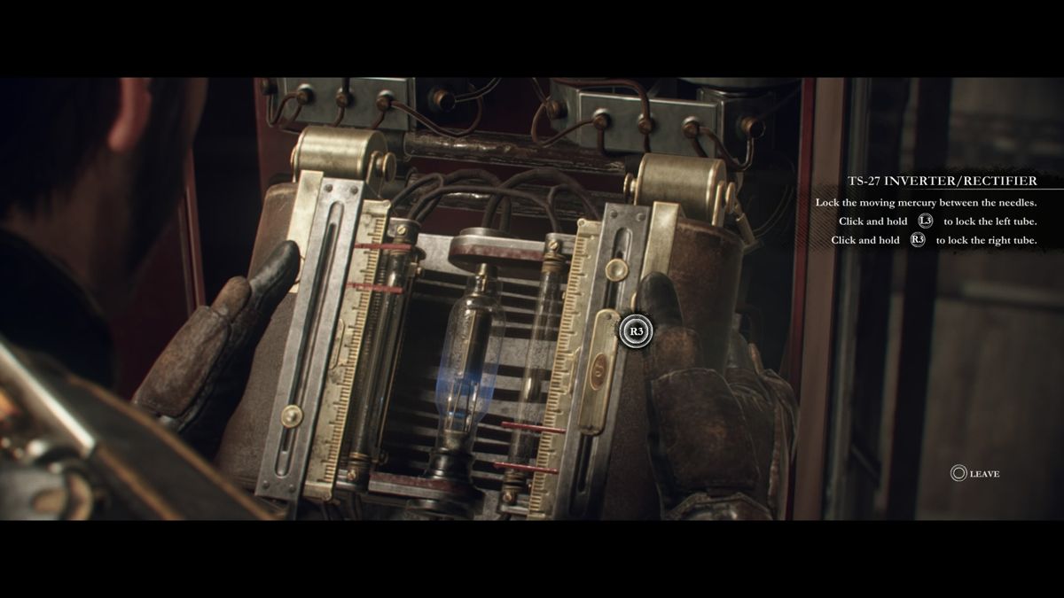 The Order: 1886 (PlayStation 4) screenshot: Frying the circuits using Tesla's latest invention