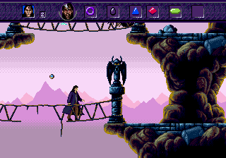 Warlock (Genesis) screenshot: I have never suffered from vertigo
