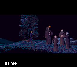 Warlock (SNES) screenshot: Introduction (some druids)
