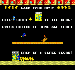 Flicky (Genesis) screenshot: Explanations about the game