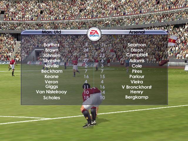 FIFA Soccer 2002: Major League Soccer (Windows) screenshot: Rosters