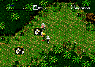 Caliber.50 (Genesis) screenshot: Those enemies are smarter: they take cover