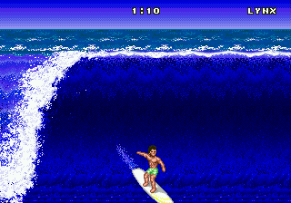 California Games (Genesis) screenshot: Surfing