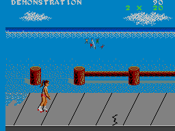 California Games (SEGA Master System) screenshot: Skating