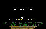 Joust (Lynx) screenshot: The reason we play arcade games -- Recognition!