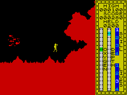Scuba Dive (ZX Spectrum) screenshot: A dead end.