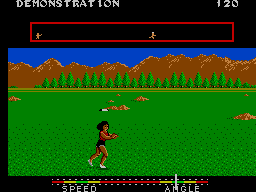 California Games (SEGA Master System) screenshot: Flying disc