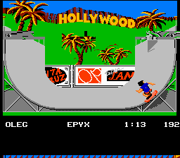 California Games (NES) screenshot: Hollywood?