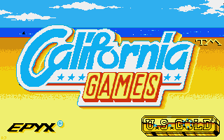 California Games (Atari ST) screenshot: The loading screen