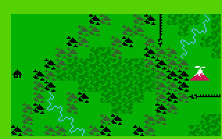 Advanced Dungeons & Dragons Cartridge (Intellivision) screenshot: Overland