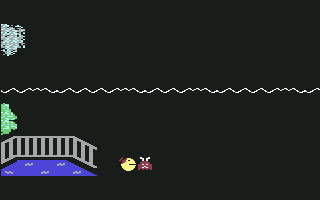 Jr. Pac-Man (Commodore 64) screenshot: Third intermission