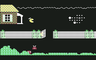 Jr. Pac-Man (Commodore 64) screenshot: First intermission