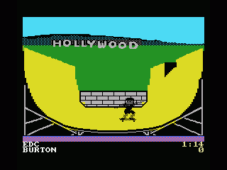 California Games (MSX) screenshot: Half pipe