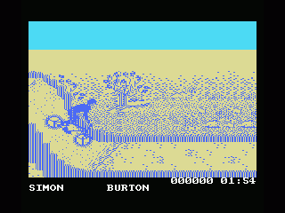 California Games (MSX) screenshot: BMX
