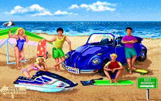 California Games II (DOS) screenshot: VGA main menu
