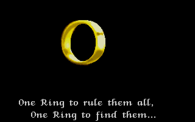 J.R.R. Tolkien's The Lord of the Rings, Vol. II: The Two Towers (DOS) screenshot: Introduction