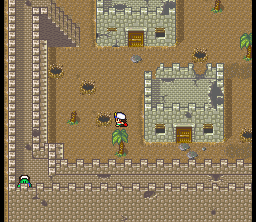 Daikaijū Monogatari (SNES) screenshot: Destroyed town
