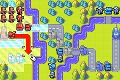 Advance Wars (Game Boy Advance) screenshot: Get ready to move out!