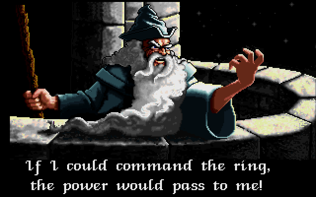 J.R.R. Tolkien's The Lord of the Rings, Vol. II: The Two Towers (DOS) screenshot: Introduction (continued)