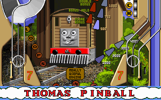 Thomas the Tank Engine and Friends Pinball (DOS) screenshot: Toby