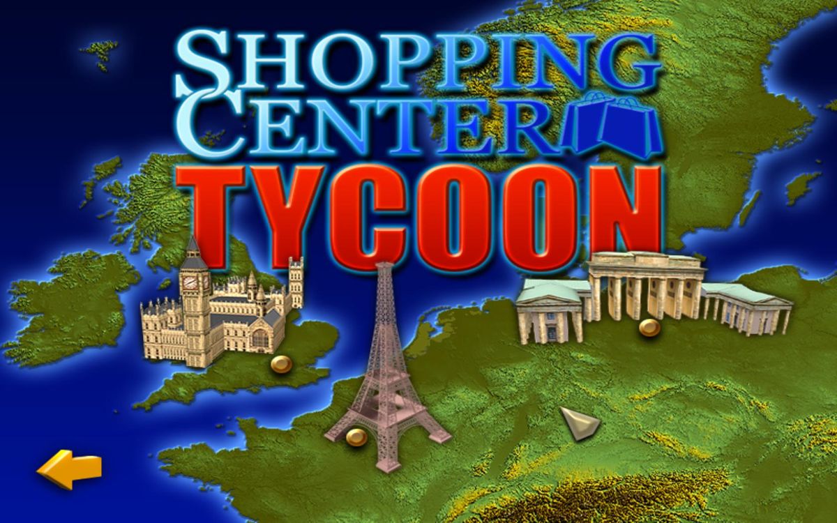 Shopping Centre Tycoon (Windows) screenshot: Main screen