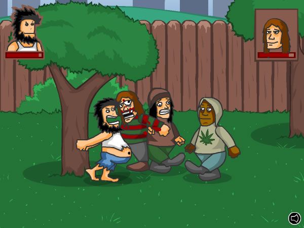 Hobo (Browser) screenshot: Some stoners in the park