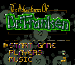 The Adventures of Dr. Franken (SNES) screenshot: Title Screen