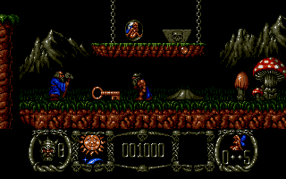 Stormlord (DOS) screenshot: This wise looking old man is actually one of your enemies