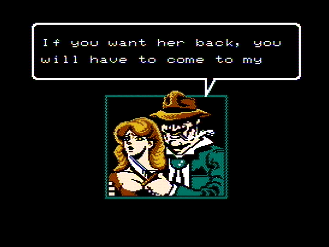 The Adventures of Bayou Billy (NES) screenshot: The opening sequence