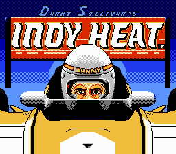Danny Sullivan's Indy Heat (NES) screenshot: Main title screen