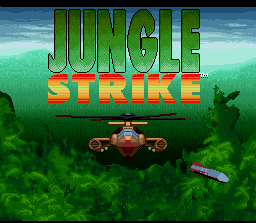 Jungle Strike (SNES) screenshot: Title Screen