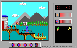 The Adventures of Captain Comic (DOS) screenshot: Bug-eyes