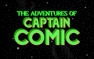 The Adventures of Captain Comic (DOS) screenshot: Opening Titles