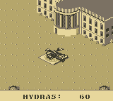 Jungle Strike (Game Boy) screenshot: The White House is home base in the first campaign.