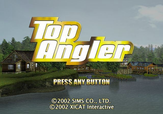 Top Angler (PlayStation 2) screenshot: The game's title screen