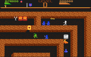 Dark Chambers (Atari 7800) screenshot: Lost somewhere in the maze