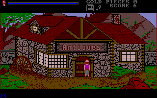 The Adventures of Maddog Williams in the Dungeons of Duridian (DOS) screenshot: Venturing Outdoors