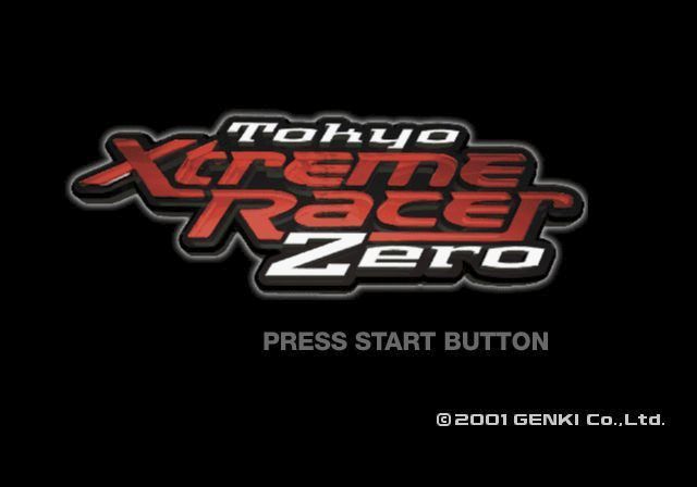 Tokyo Xtreme Racer: Zero (PlayStation 2) screenshot: English title screen