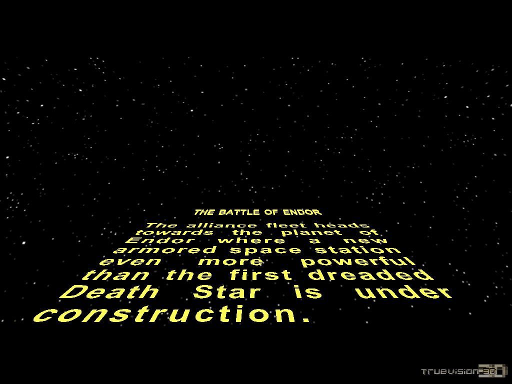 Star Wars: The Battle of Endor (Windows) screenshot: Story