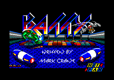 Batty (Amstrad CPC) screenshot: Title screen