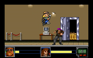 Suburban Commando (DOS) screenshot: Level boss: Looks suspiciously like the first one.