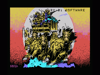 Wells & Fargo (MSX) screenshot: Loading screen