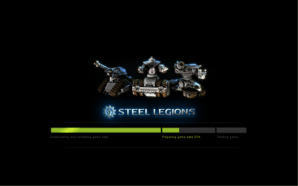 Steel Legions (Browser) screenshot: Loading screen