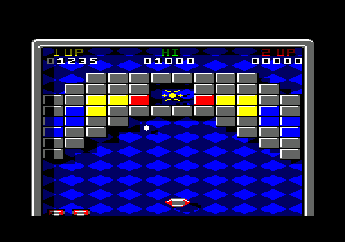 Batty (Amstrad CPC) screenshot: Round 2